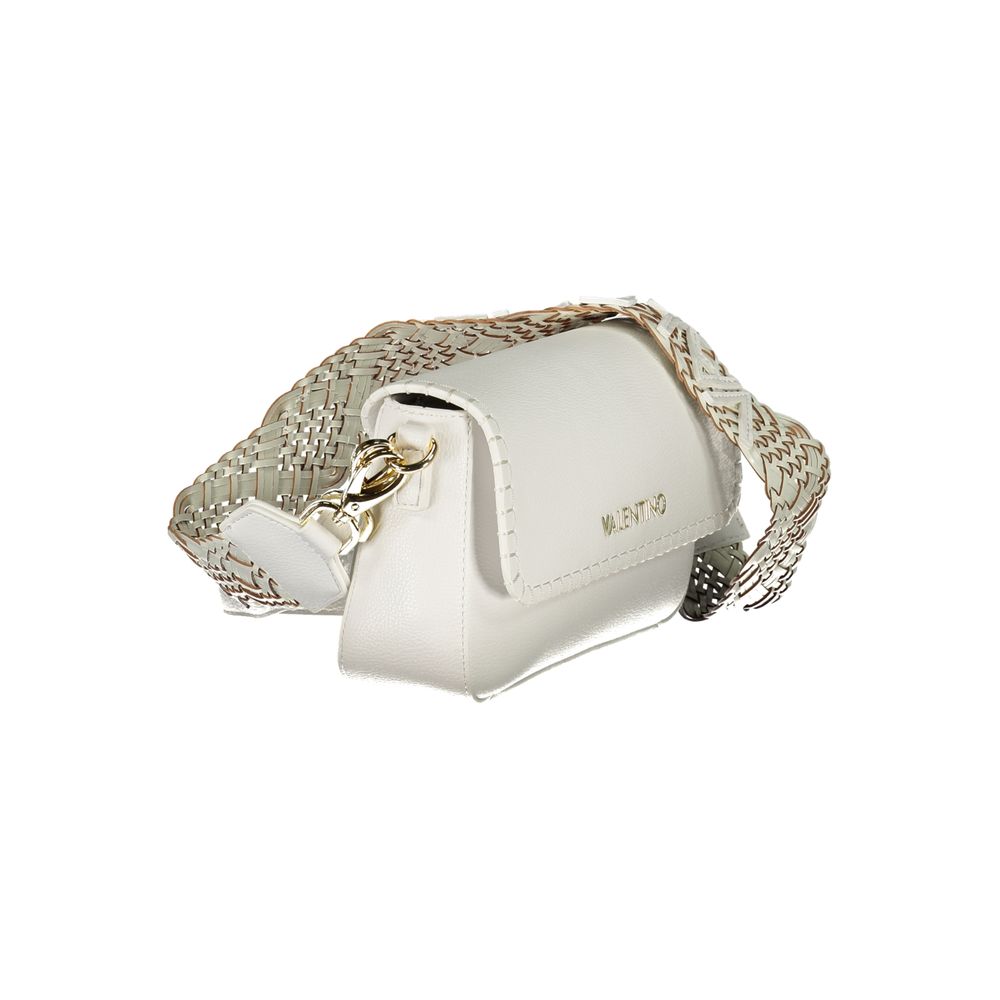 Mario Valentino White Polyurethane Womens Bag | Regal Royce