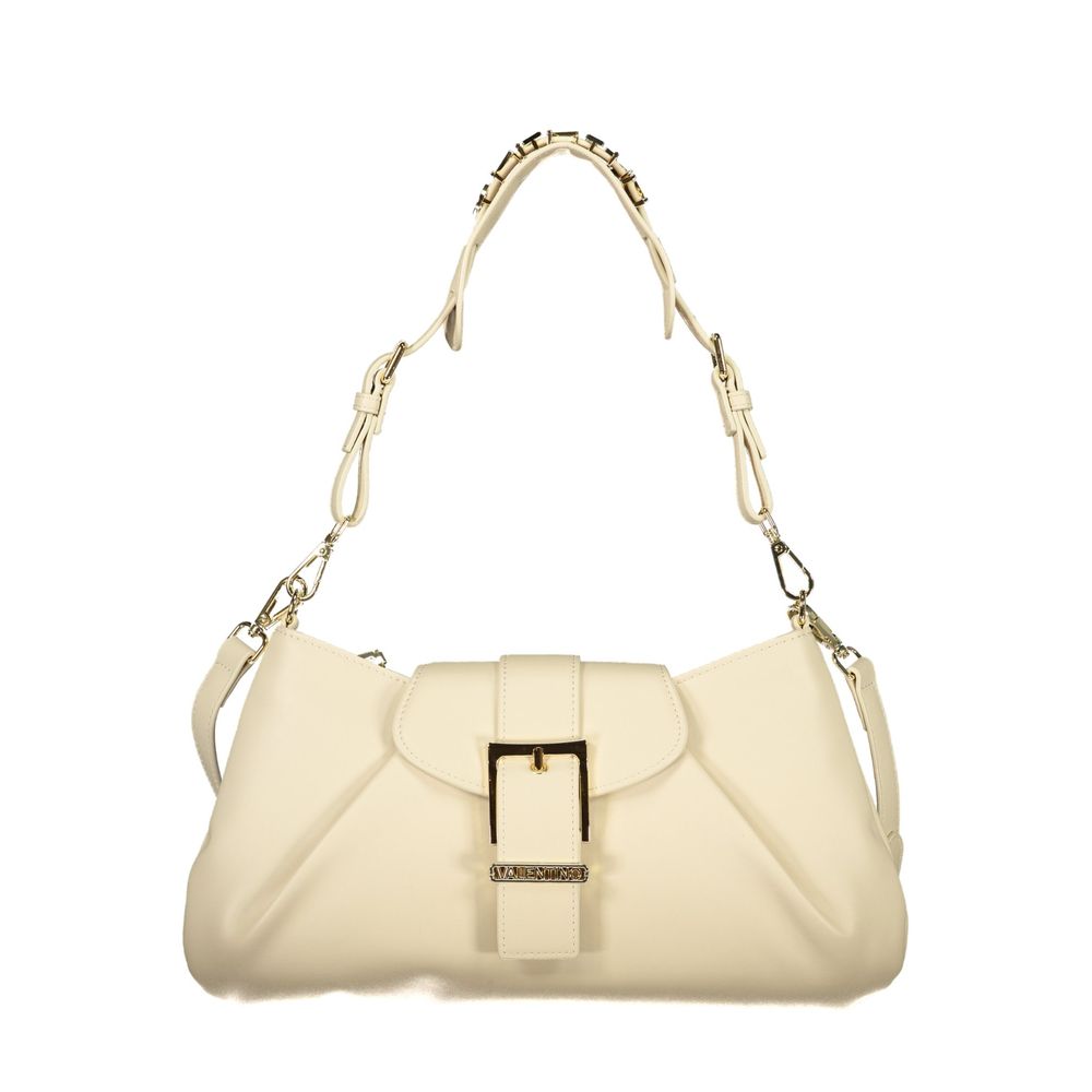 Mario Valentino Beige Polyurethane Women's Bag | Regal Royce