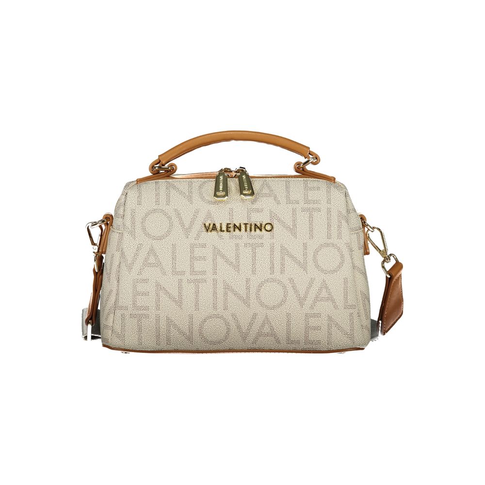 Mario Valentino Beige Polyurethane Womens Bag | Regal Royce