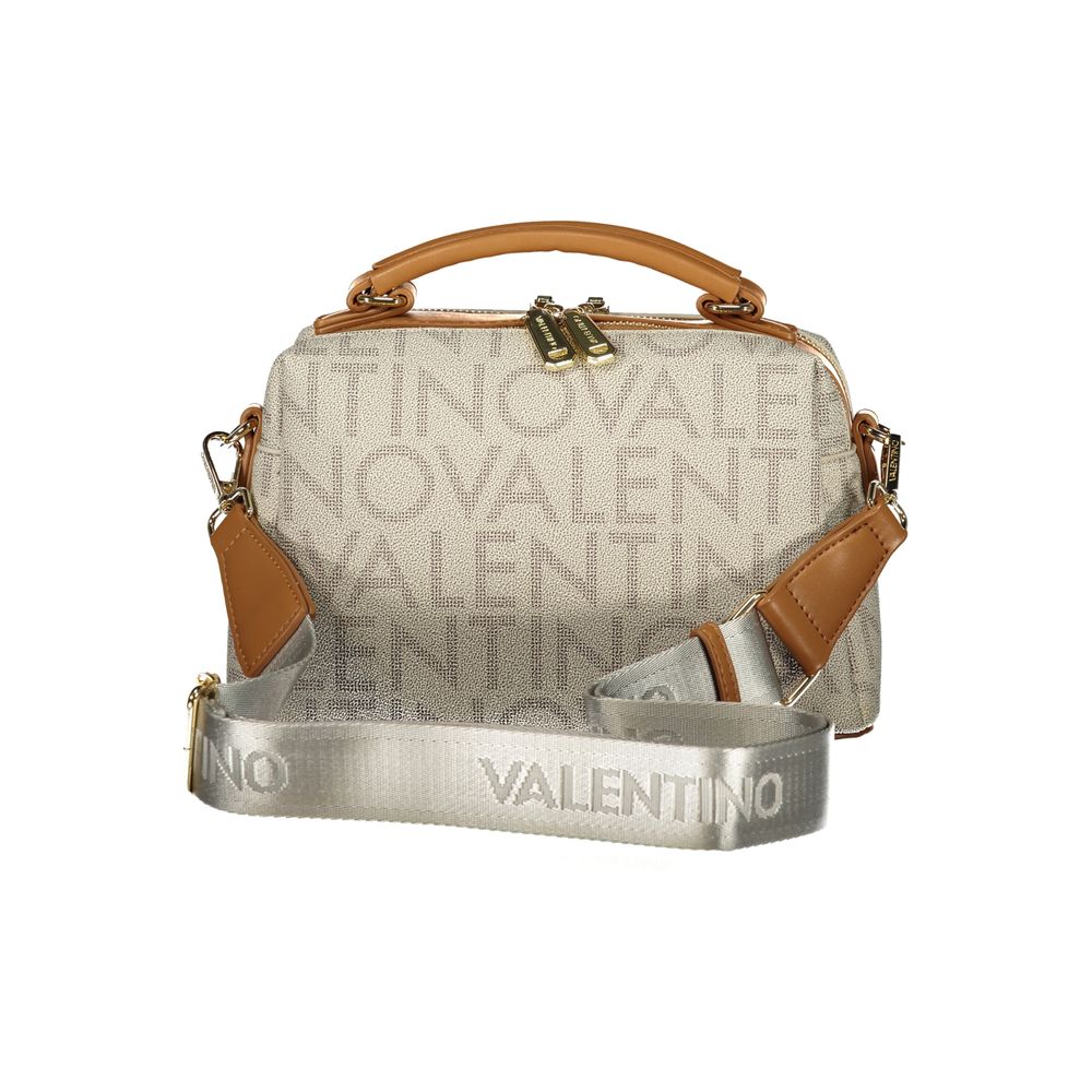 Mario Valentino Beige Polyurethane Womens Bag | Regal Royce
