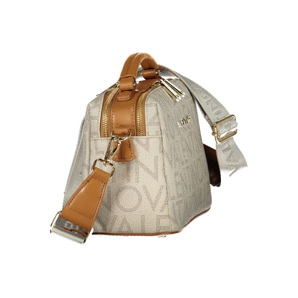 Mario Valentino Beige Polyurethane Womens Bag | Regal Royce
