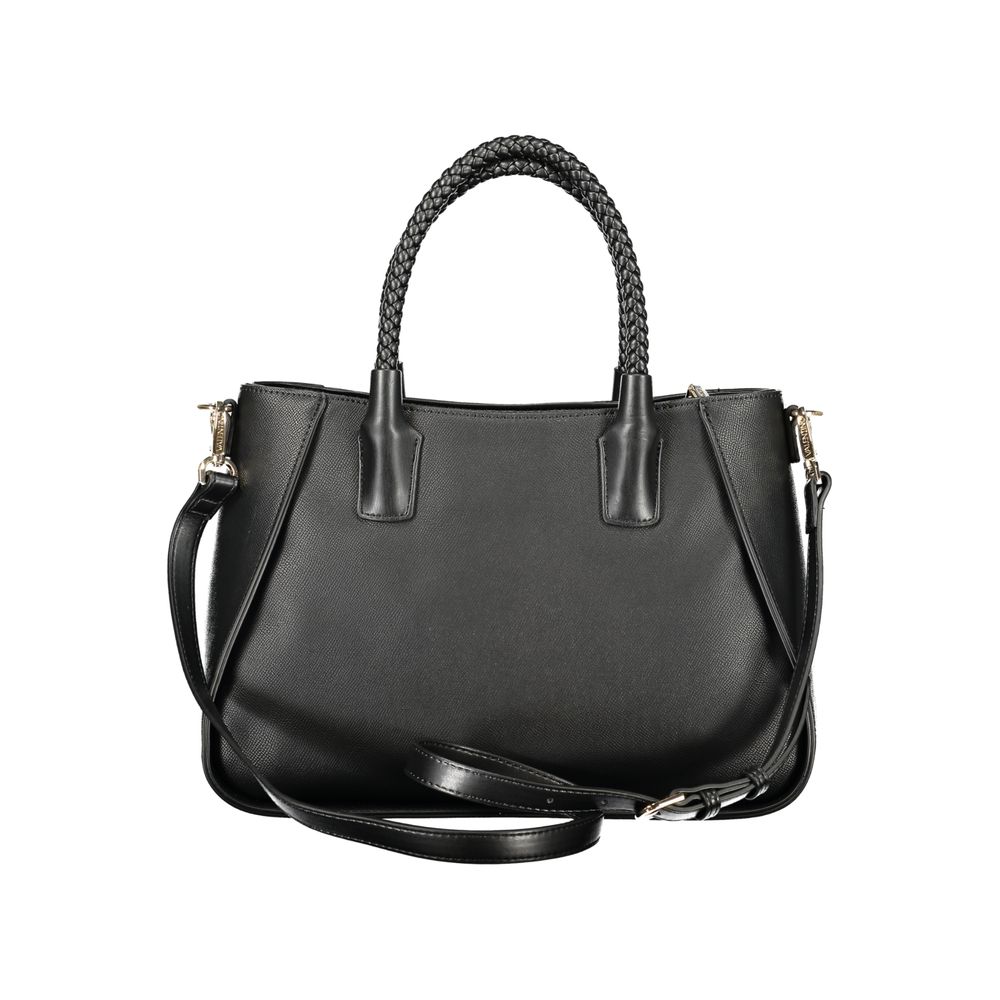 Mario Valentino Nero Poliuretano Women's Bag with Adjustable Shoulder Strap | Regal Royce