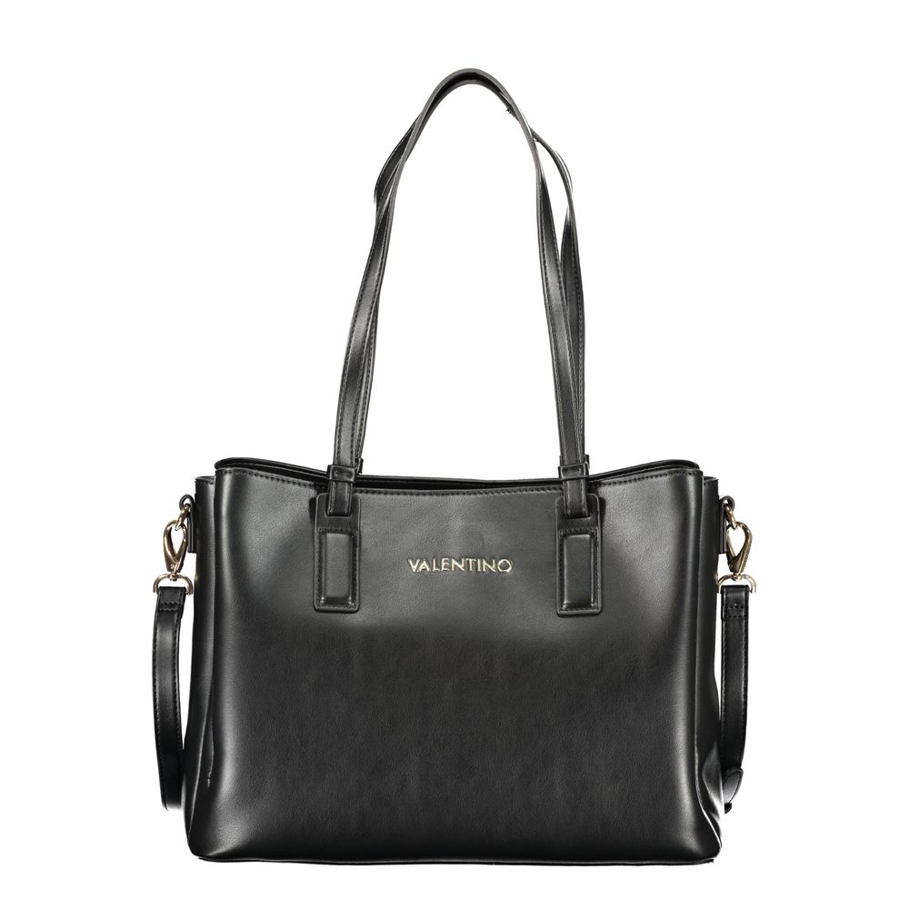 Mario Valentino Nero Polyurethane Women's Bag with Recycled Features | Regal Royce