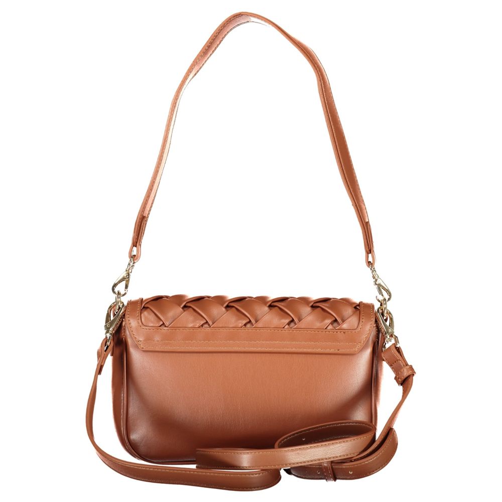 Mario Valentino Brown Polyurethane Women's Bag | Regal Royce