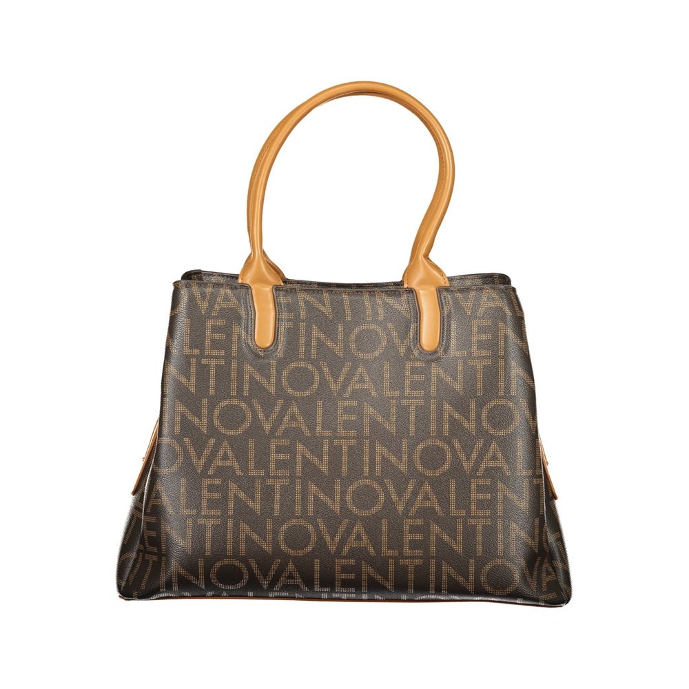 Mario Valentino Brown Polyurethane Women's Bag With Handles | Regal Royce