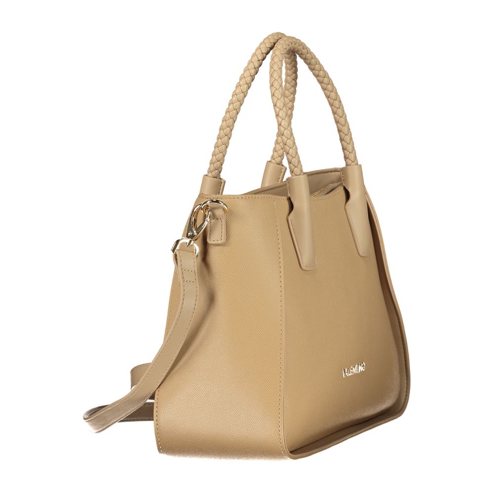 Mario Valentino Beige Polyurethane Women's Bag | Regal Royce