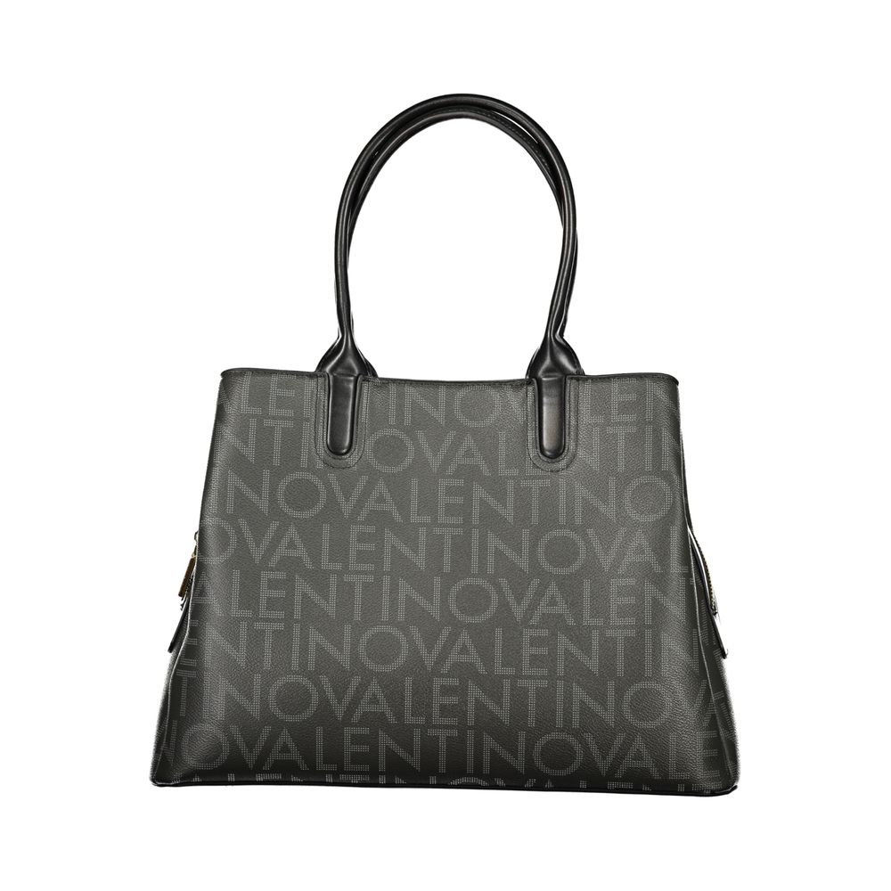 Mario Valentino Black Polyurethane Women's Bag | Regal Royce