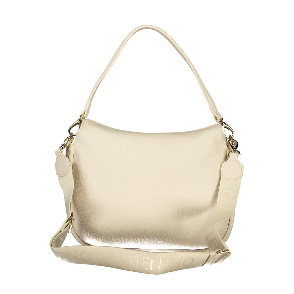 Mario Valentino Beige Polyurethane Women's Bag | Regal Royce