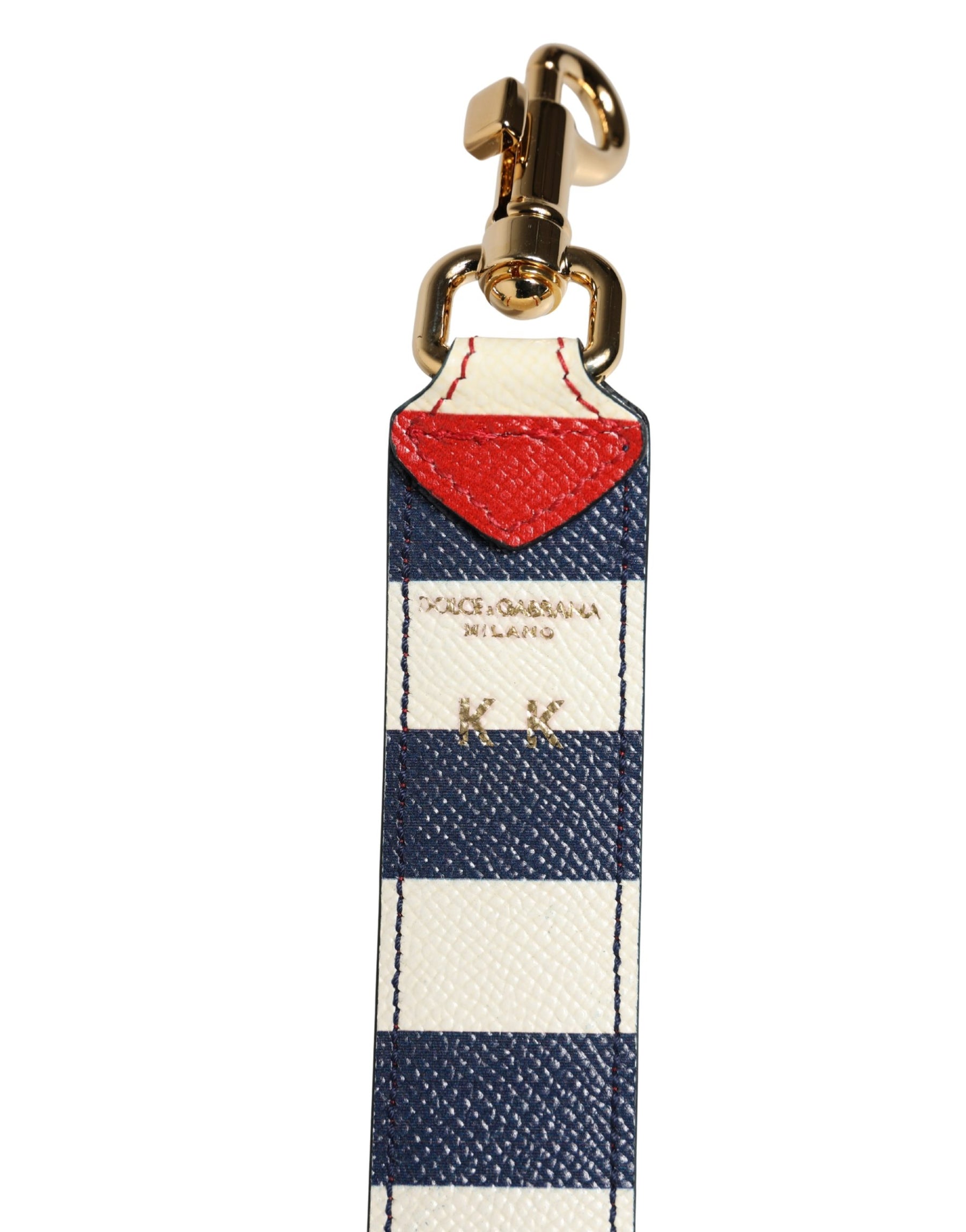 Dolce & Gabbana Multicolor Leather Striped Bag Accessory Shoulder Strap | Regal Royce