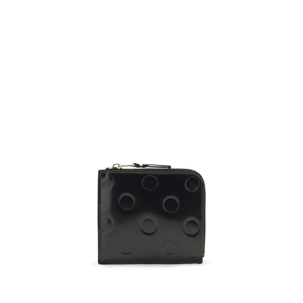 Comme Des Garçons Black Calf Leather Bos Taurus Wallet | Regal Royce