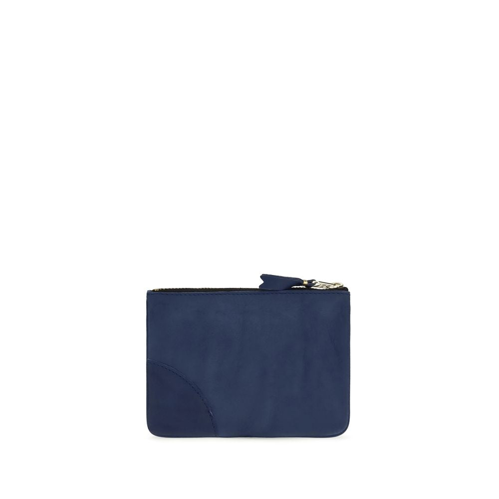 Comme Des Garçons Blue Calf Leather Bos Taurus Wallet | Regal Royce