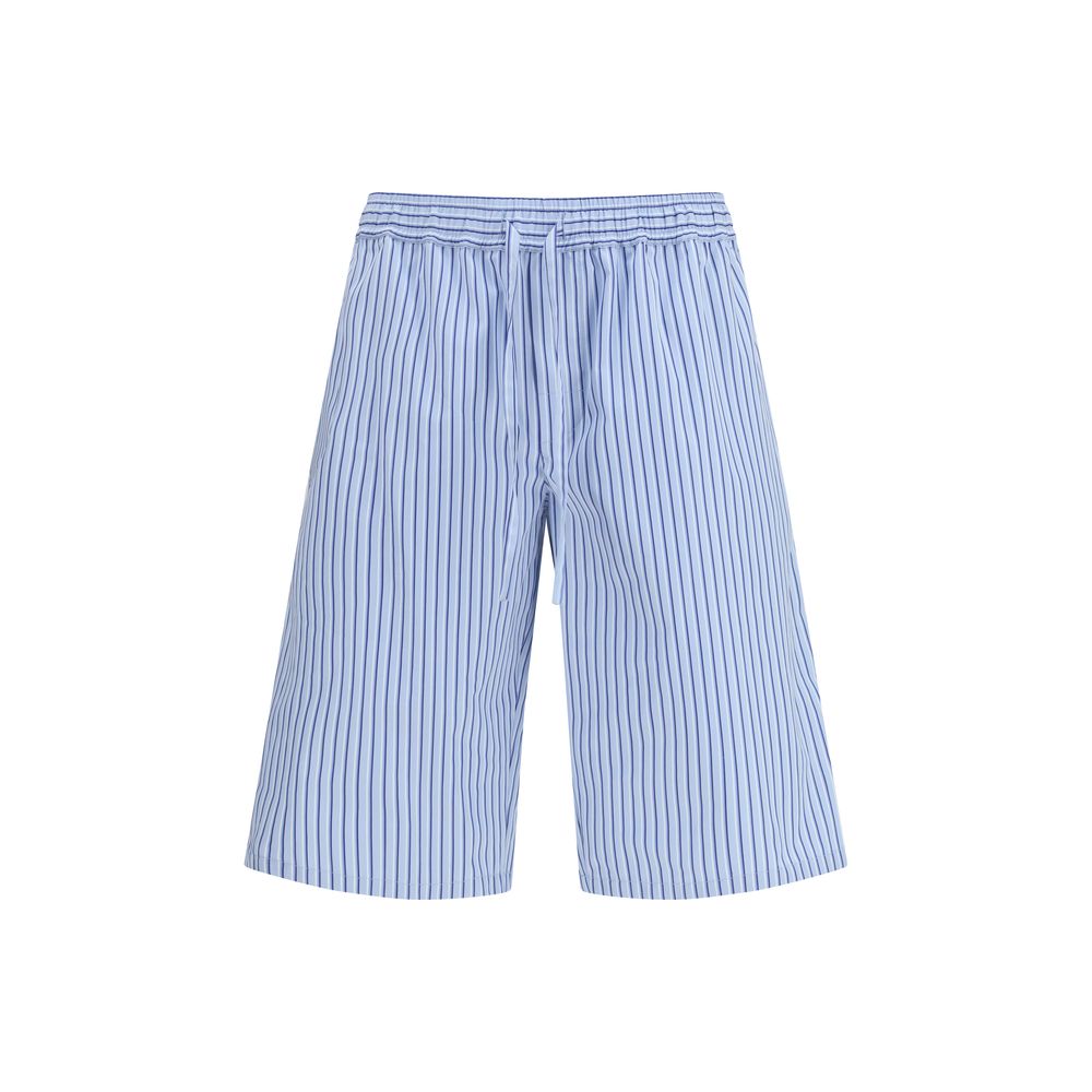 Dolce & Gabbana Blue Cotton Bermuda Shorts | Regal Royce