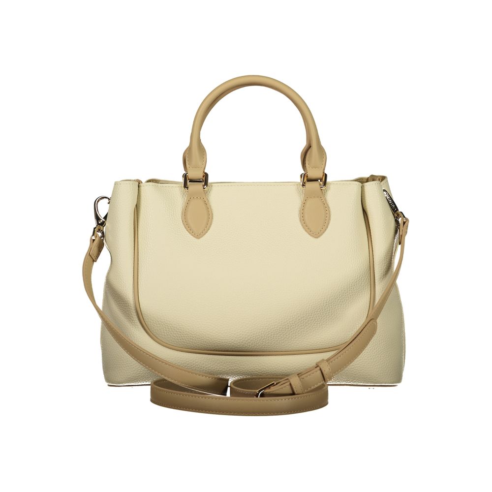 Mario Valentino Beige Polyurethane Women's Bag | Regal Royce
