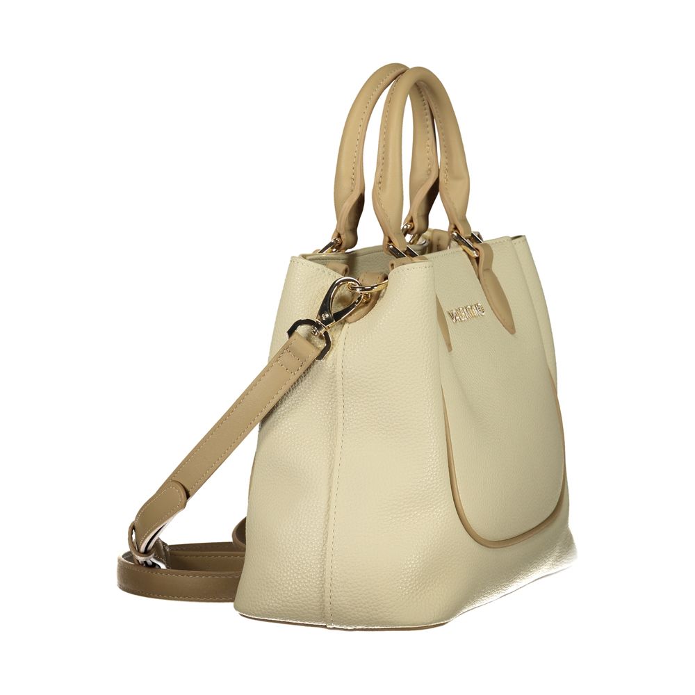 Mario Valentino Beige Polyurethane Women's Bag | Regal Royce