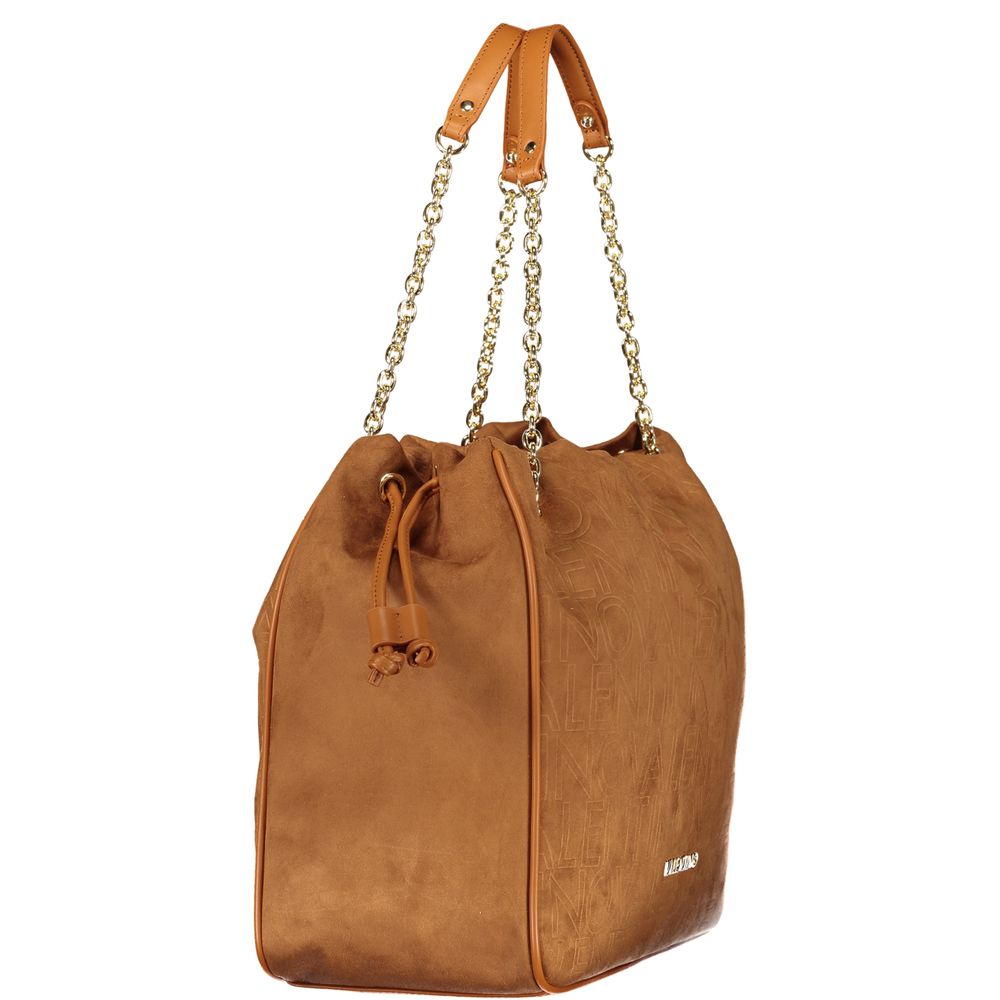 Mario Valentino Brown Polyurethane Women's Bag | Regal Royce