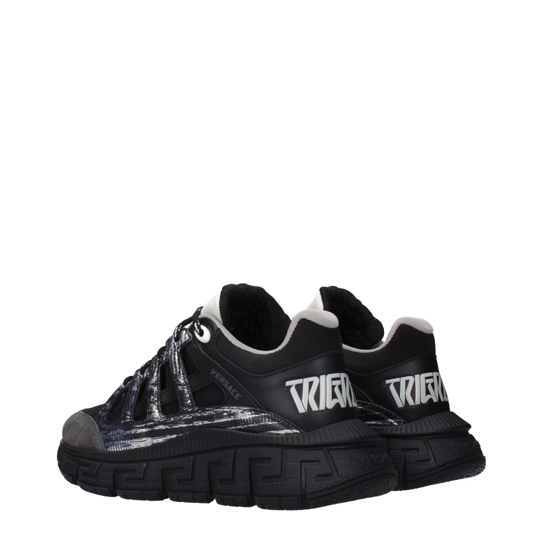 Versace Black Fabric Athletic Sneakers | Regal Royce