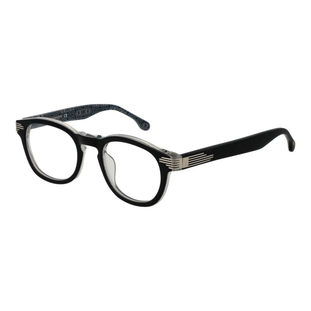 Lozza Black Cellulose Acetate Glasses (Frames) | Regal Royce