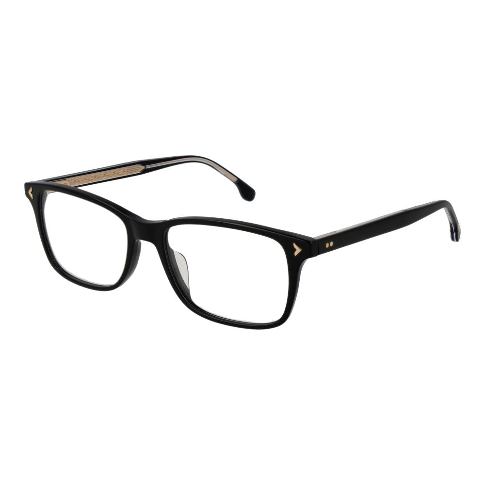 Lozza Black Cellulose Acetate Glasses (Frames) | Regal Royce