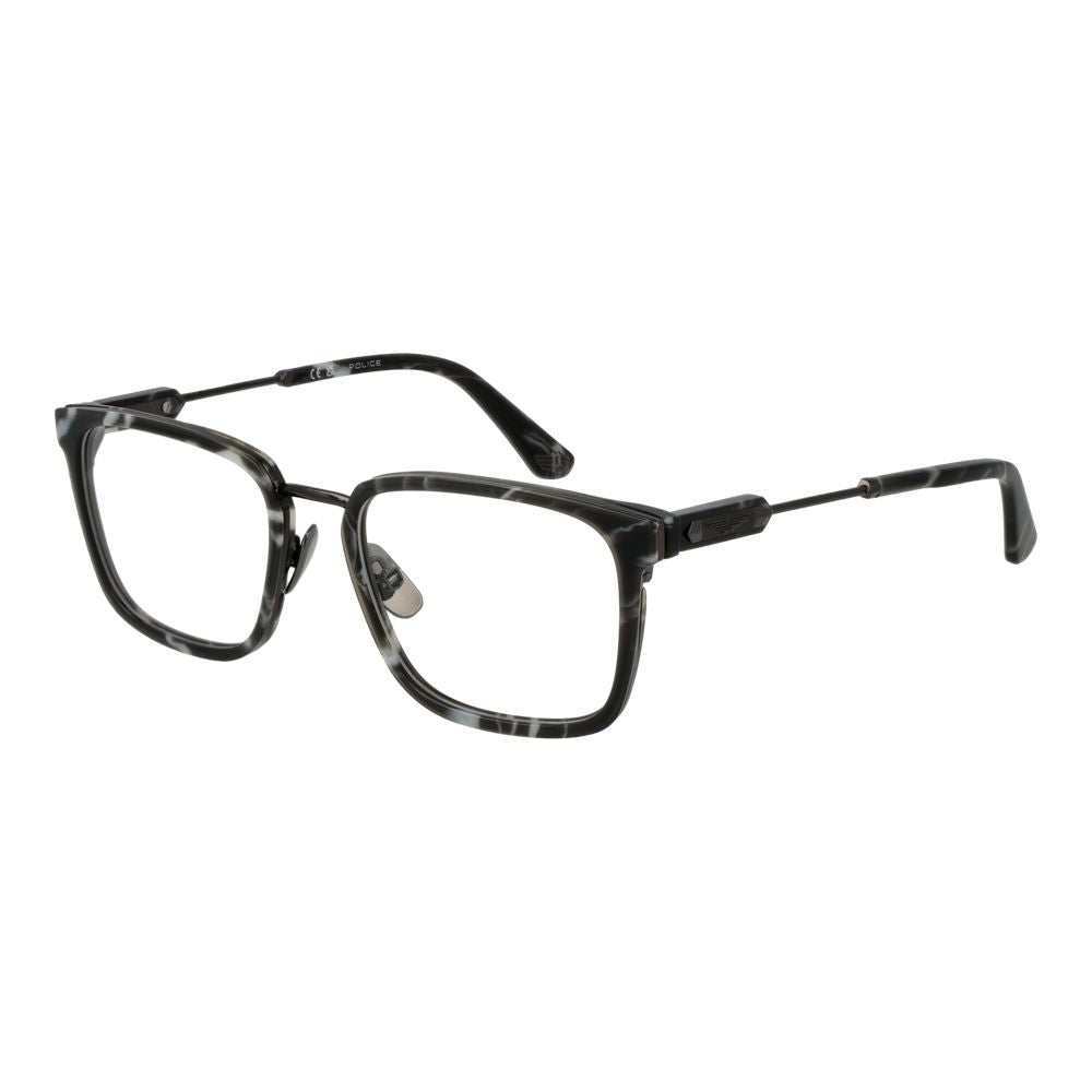 Police Gray Metal Glasses (Frames) | Regal Royce