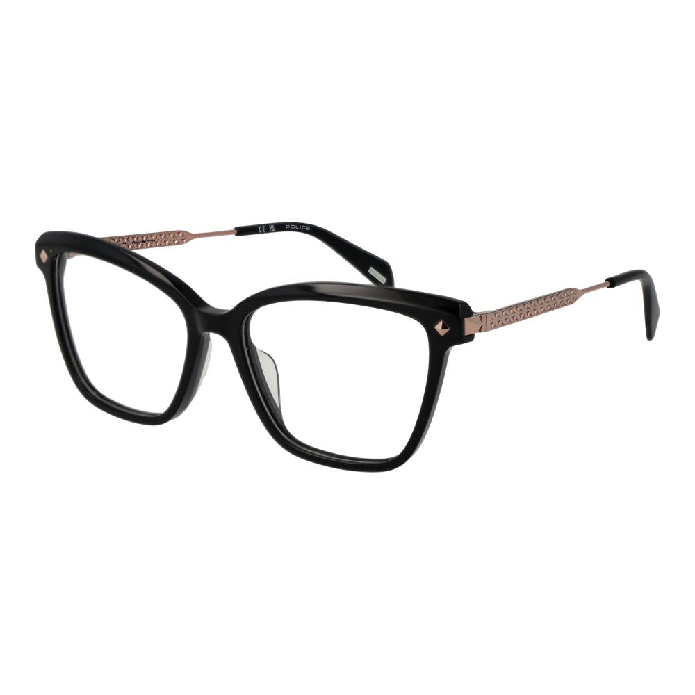 Police Black Metal Glasses (Frames) | Regal Royce