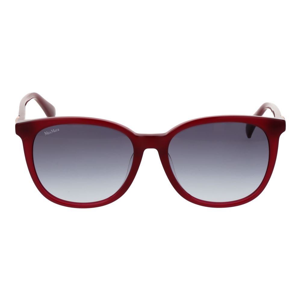 Max Mara Burgundy Acetate Sunglasses | Regal Royce