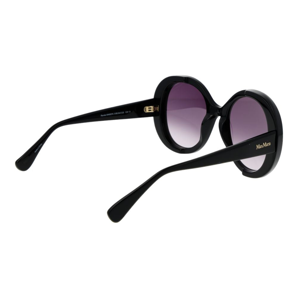 Max Mara Black Acetate Sunglasses | Regal Royce