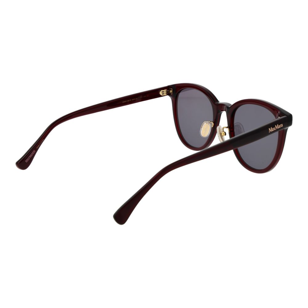 Max Mara Burgundy Acetate Sunglasses | Regal Royce