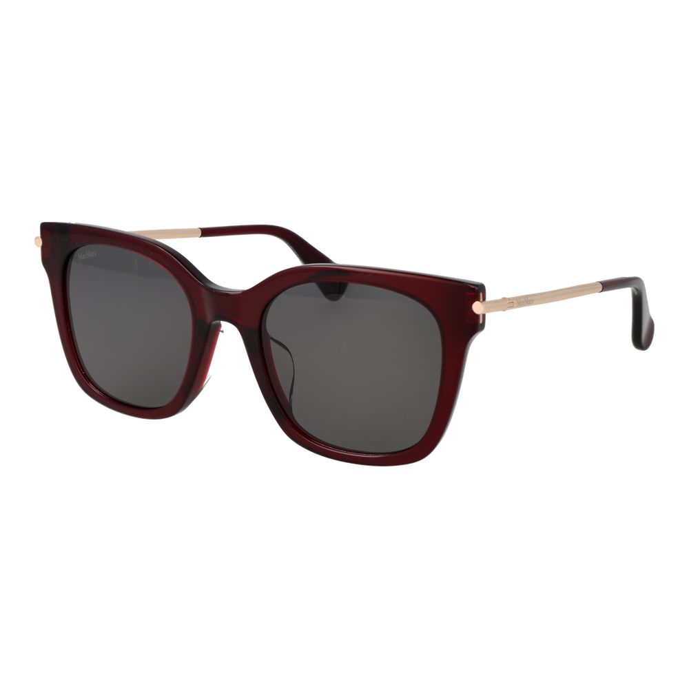 Max Mara Burgundy Acetate Sunglasses | Regal Royce