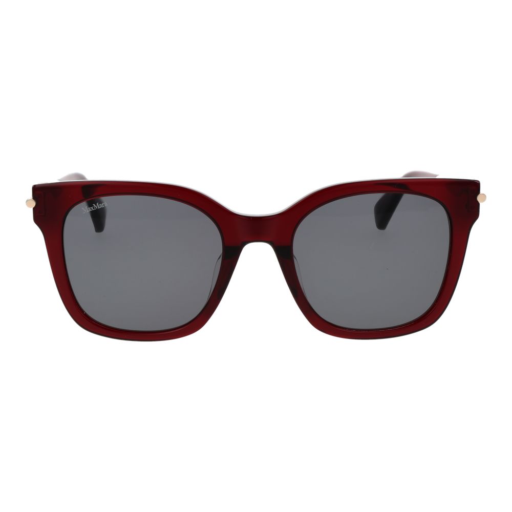 Max Mara Burgundy Acetate Sunglasses | Regal Royce