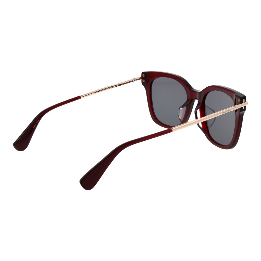 Max Mara Burgundy Acetate Sunglasses | Regal Royce
