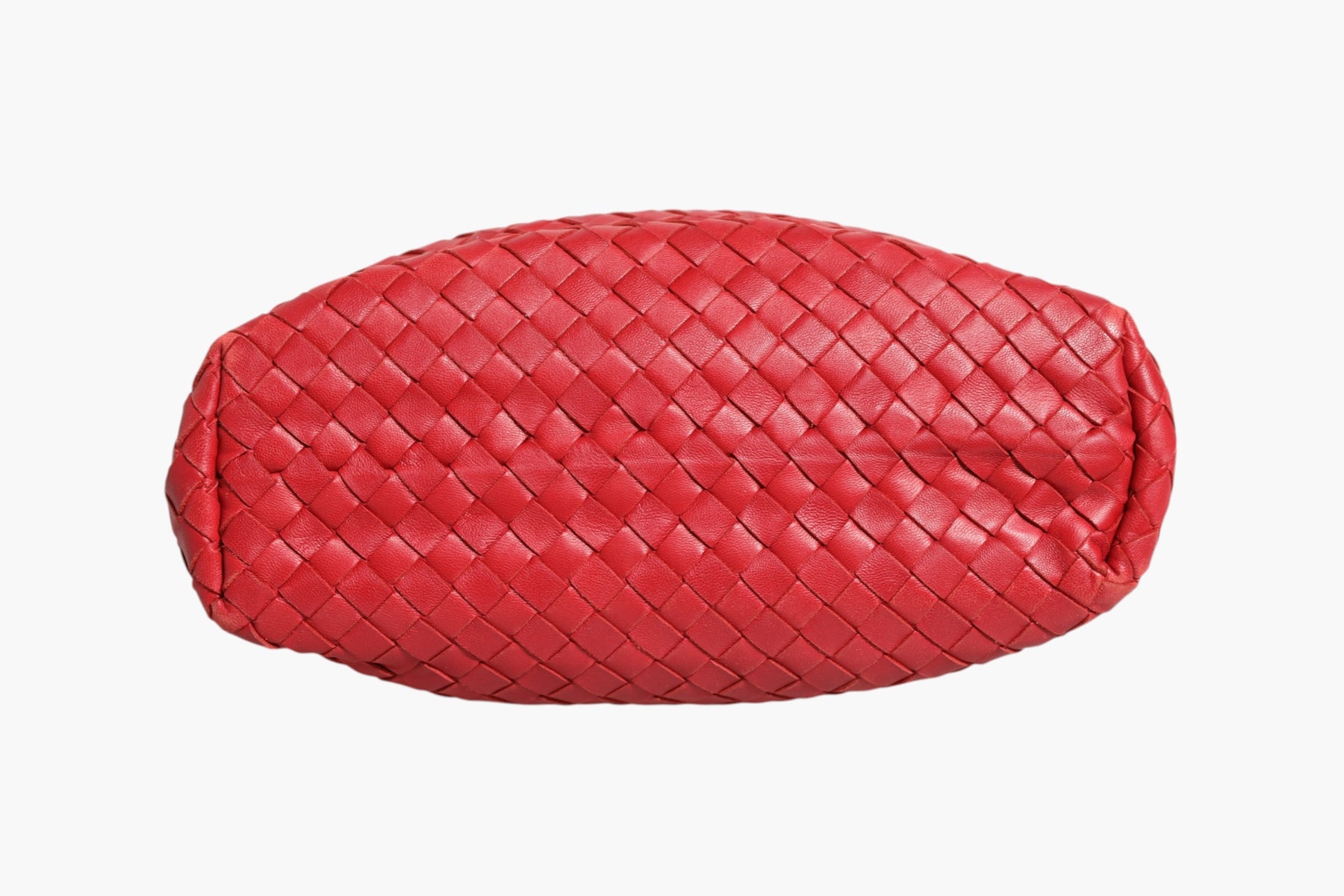 Bottega Veneta Red Intrecciato Leather Tote Bag | Regal Royce