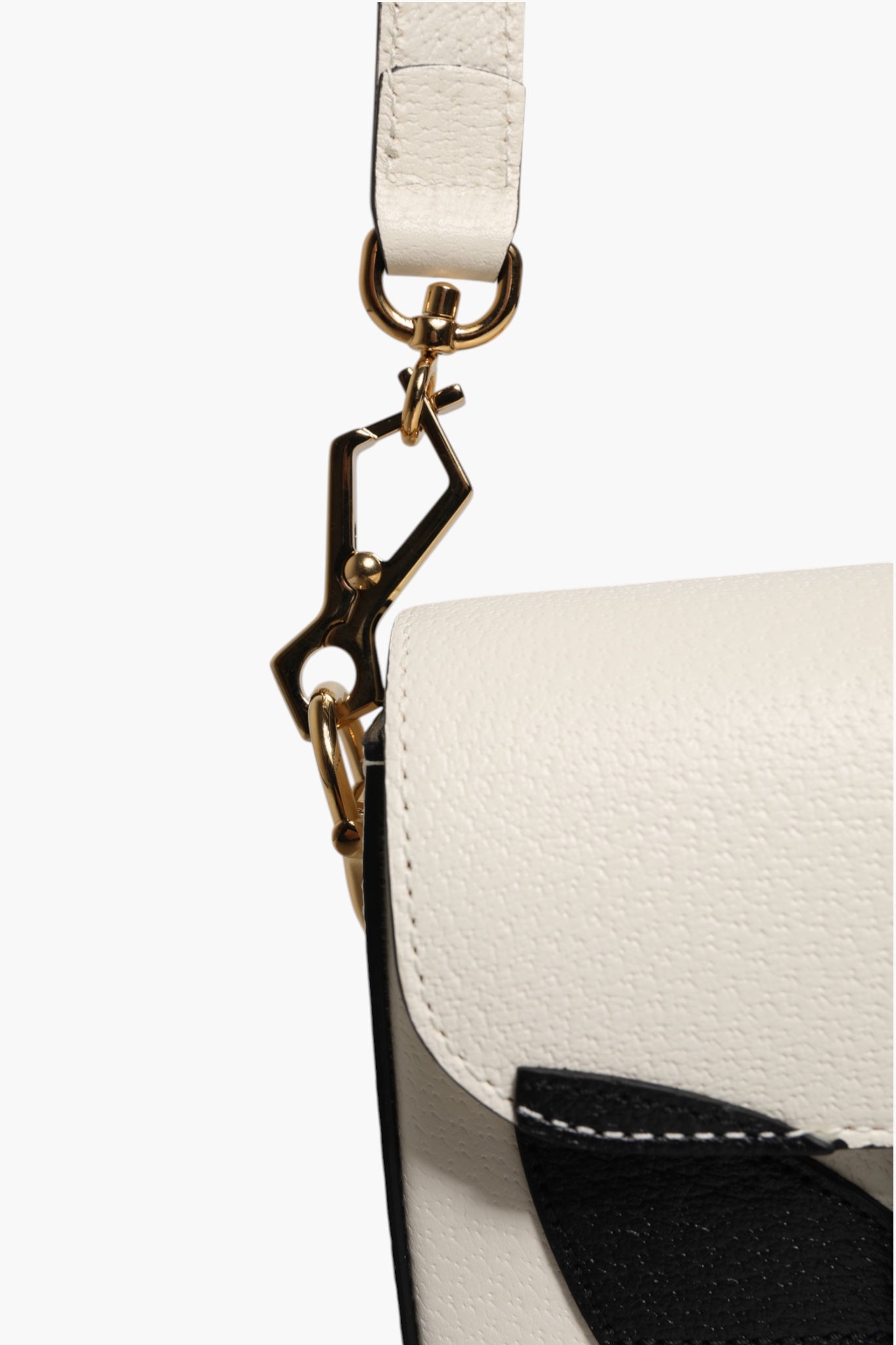 Gucci x Adidas Horsebit 1955 White Black Calfskin Leather Shoulder Bag | Regal Royce