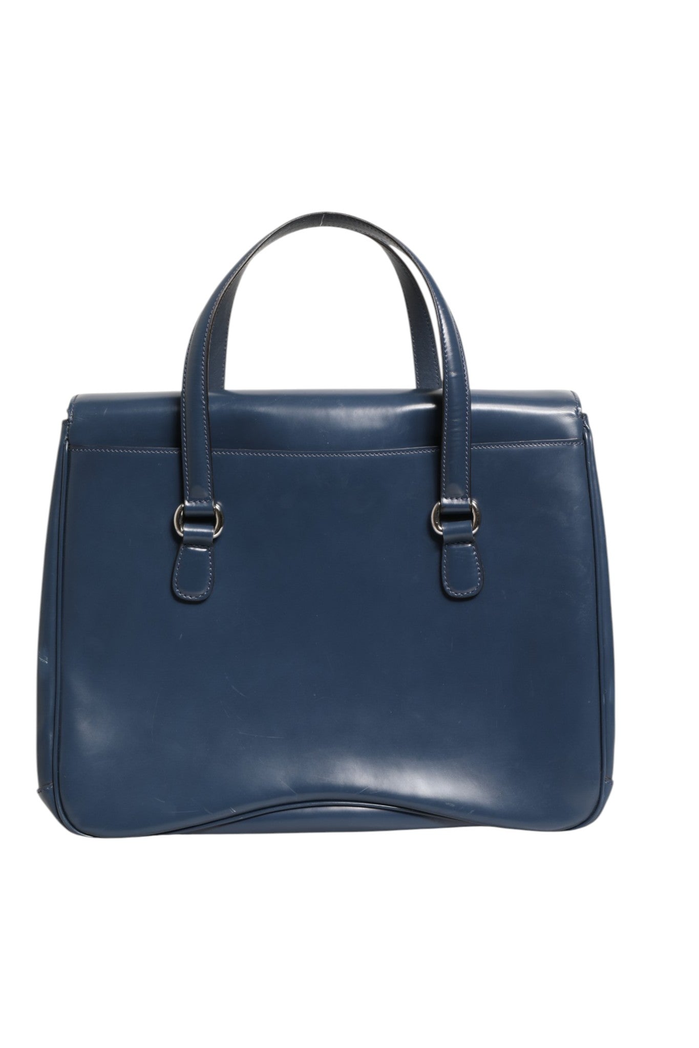 Gucci Blue Smooth Leather Lady Lock Shouler Bag | Regal Royce