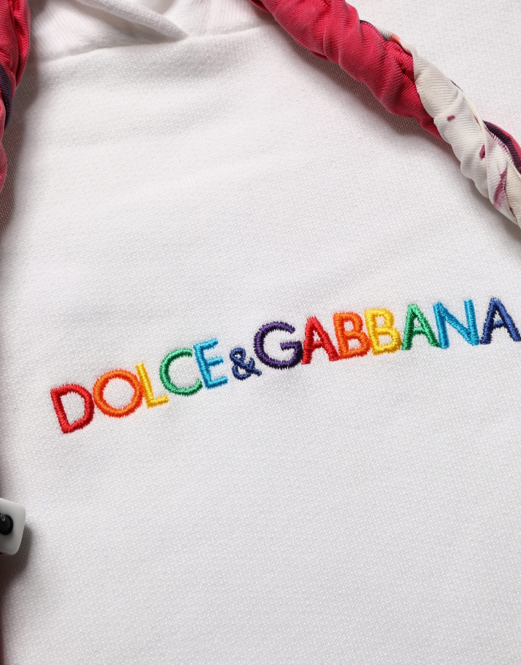 Dolce & Gabbana White Camouflage Hooded Sweatshirt Sweater | Regal Royce