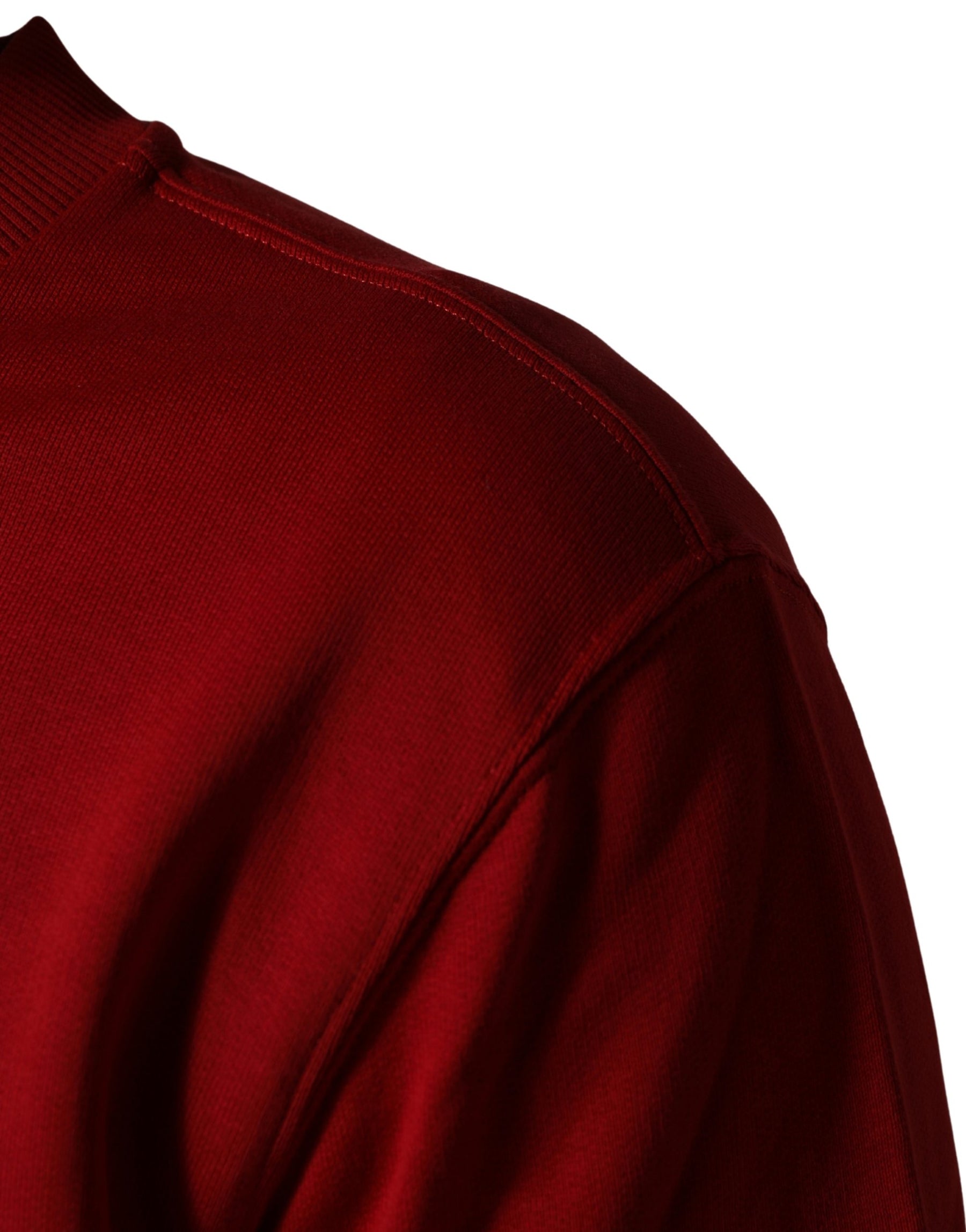 Dolce & Gabbana Red Cotton DG Logo Jersey Sweatshirt Sweater | Regal Royce