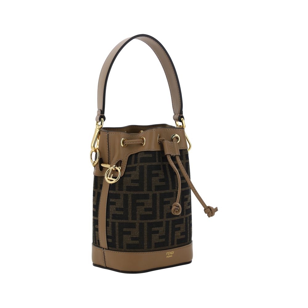 Fendi Brown Polyester Backet Bag | Regal Royce