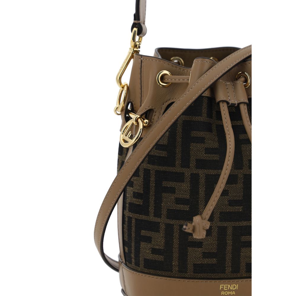Fendi Brown Polyester Backet Bag | Regal Royce