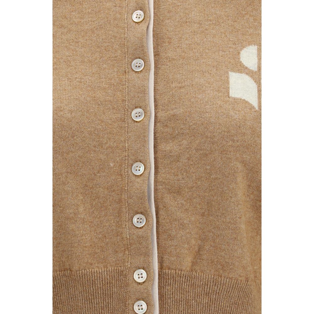 Marant Etoile Beige Cotton Cardigan | Regal Royce