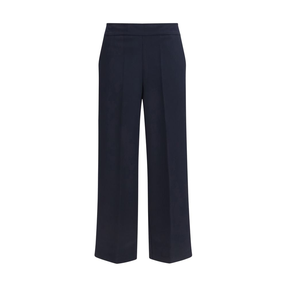 Avenue Montaigne Blue Polyester Casual Pants | Regal Royce