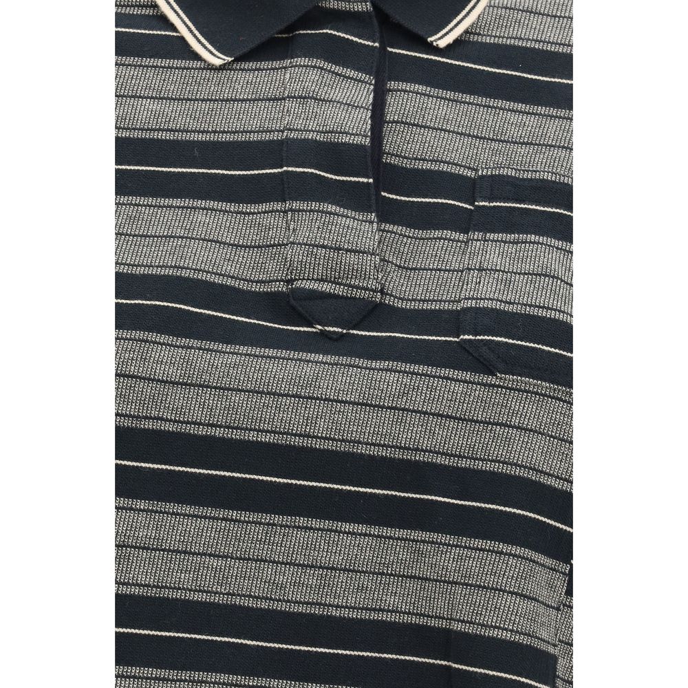 Marant Etoile Black Cotton Polo Shirt | Regal Royce