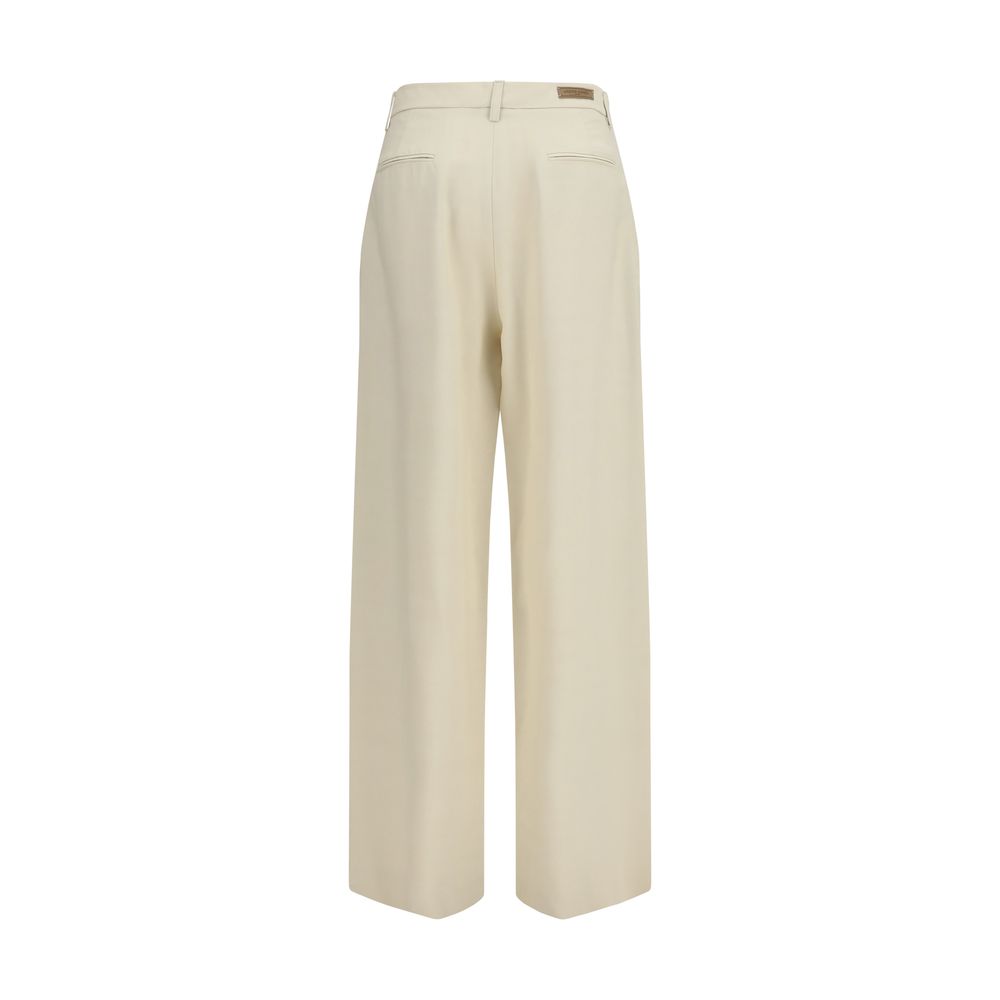 Jacob Cohen Beige Viscose Casual Pants | Regal Royce