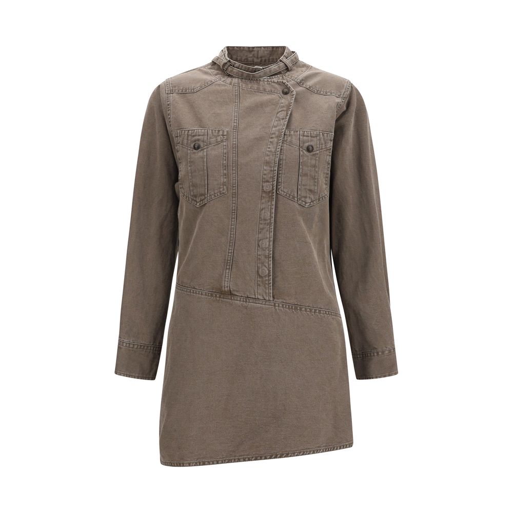 Marant Etoile Brown Cotton Casual Dress | Regal Royce