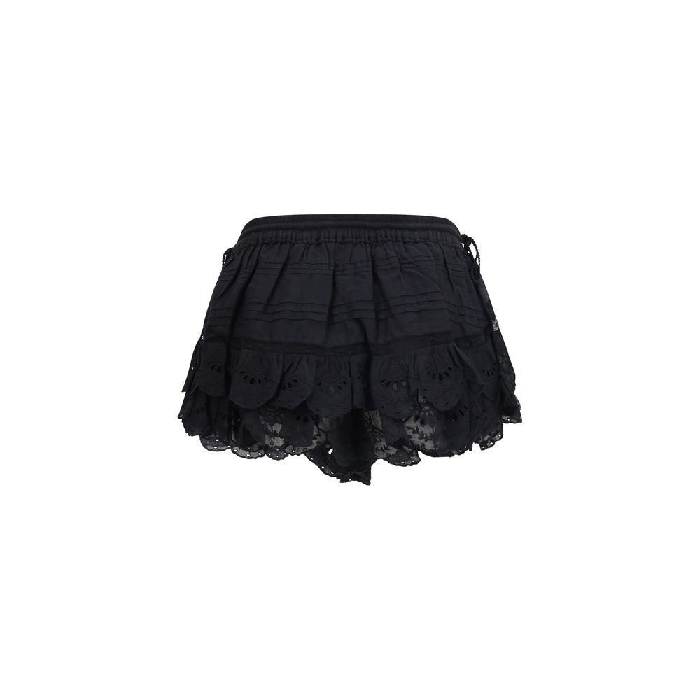 Marant Etoile Black Cotton Short And Mini Shorts | Regal Royce