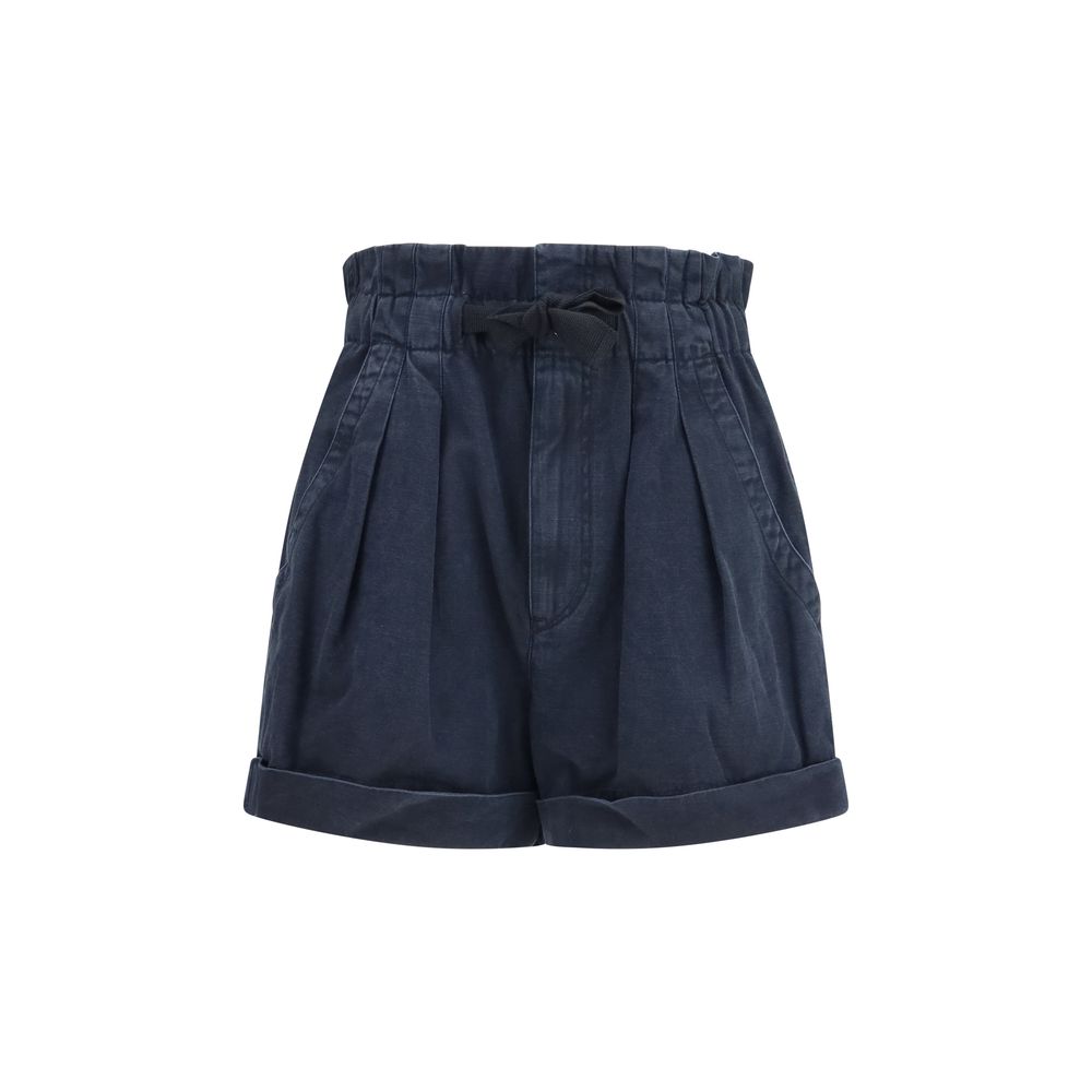 Marant Etoile Blue Cotton Shorts | Regal Royce