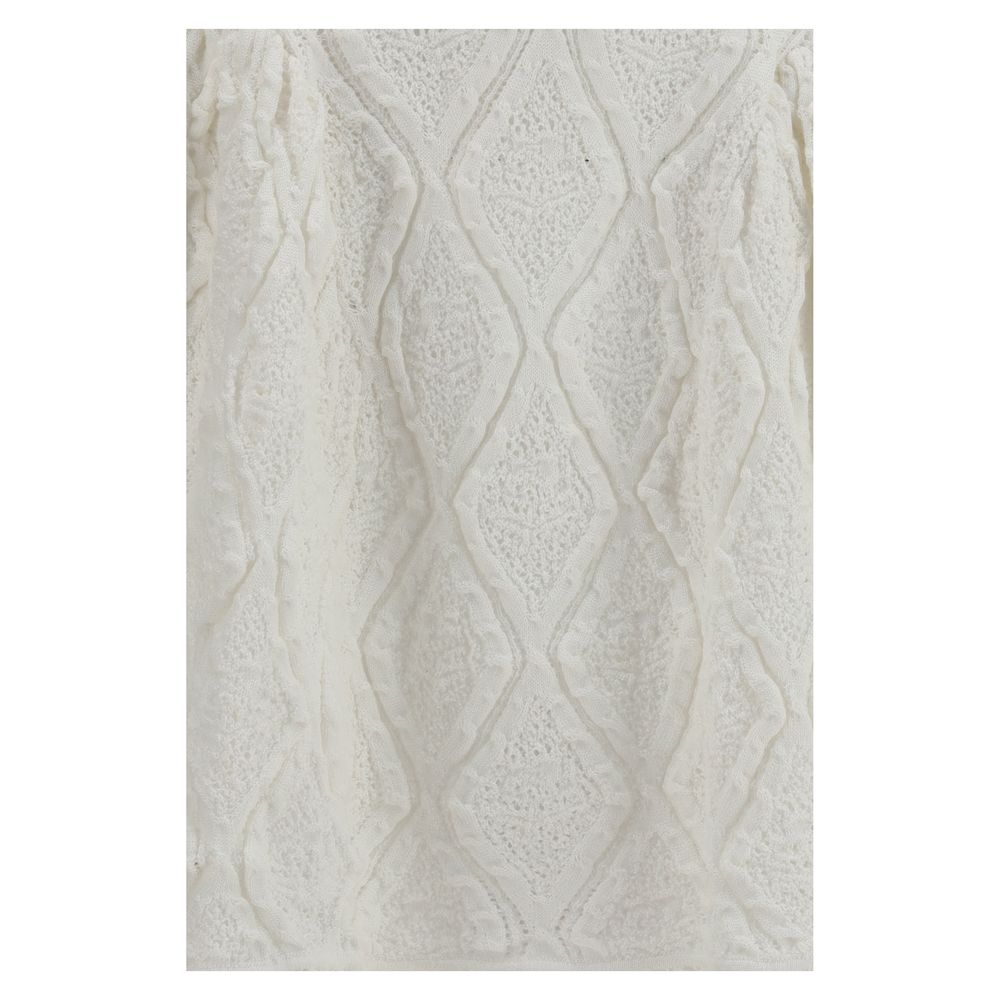 Self-Portrait White Polyester Casual Dress | Regal Royce