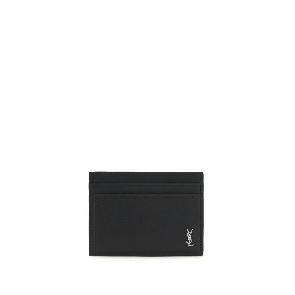Saint Laurent Black Calf Leather Bos Taurus Wallet | Regal Royce