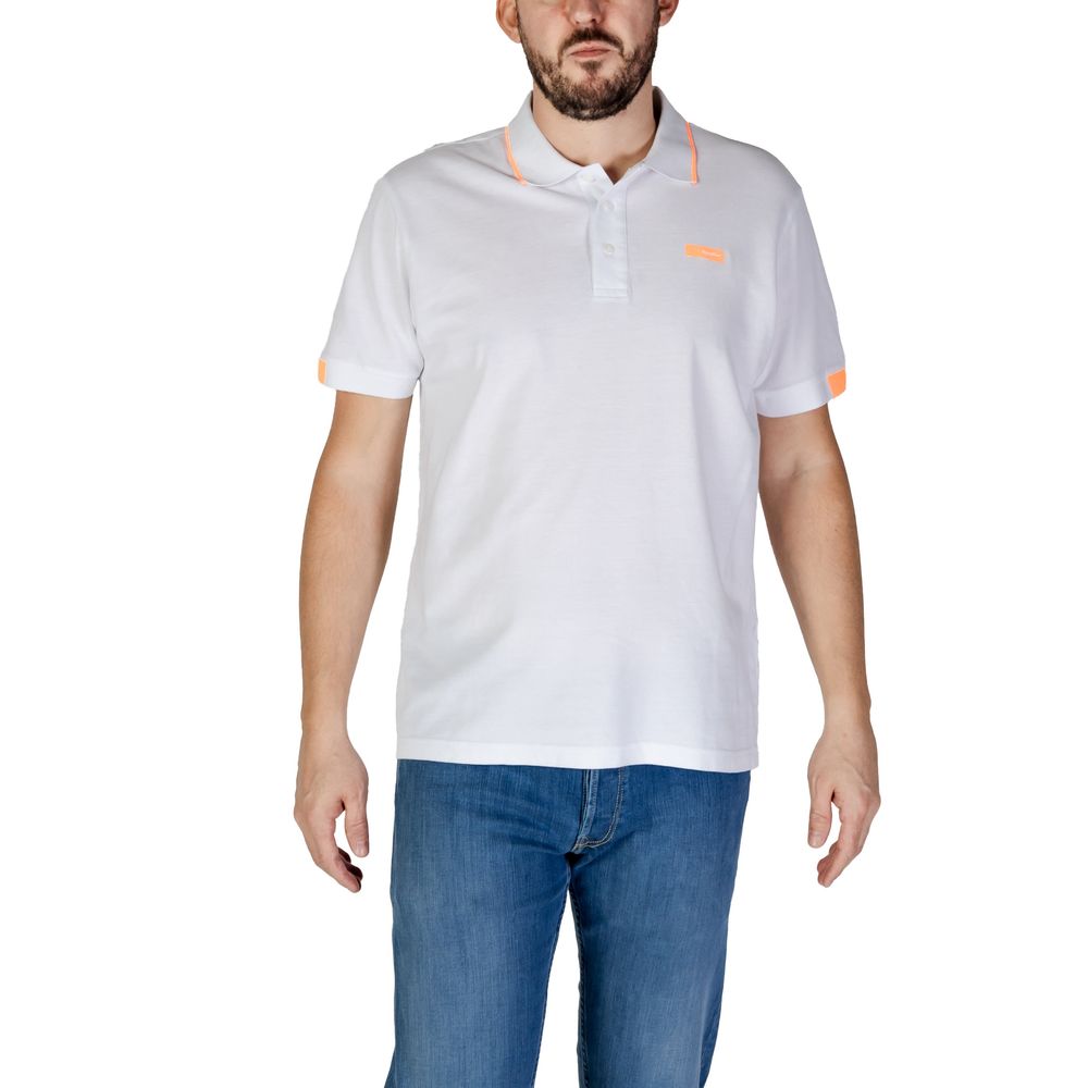 Refrigiwear White Cotton Polo Shirt | Regal Royce