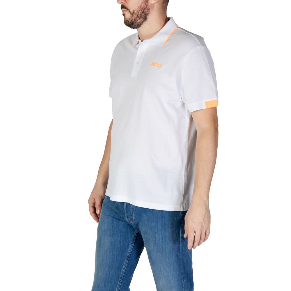 Refrigiwear White Cotton Polo Shirt | Regal Royce