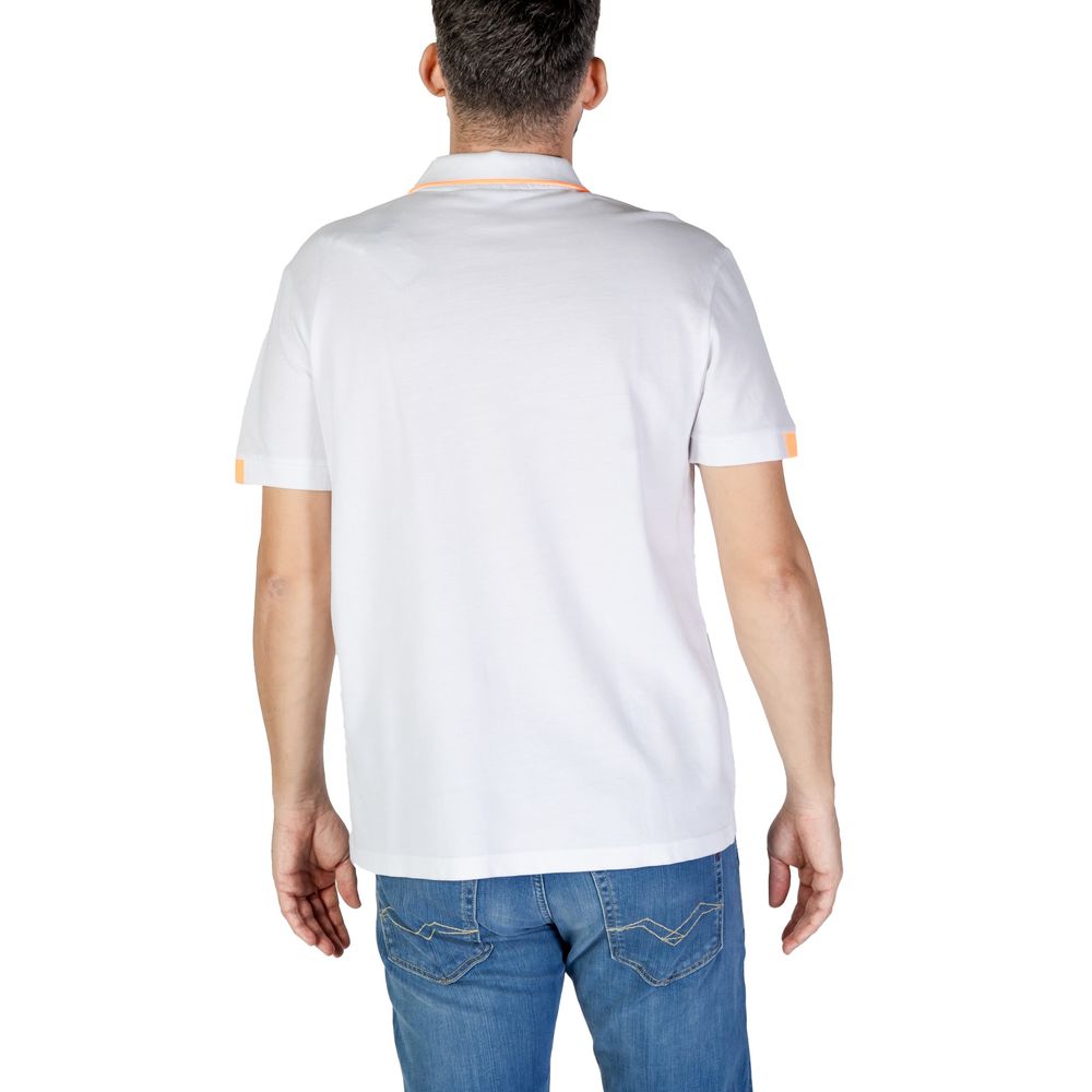 Refrigiwear White Cotton Polo Shirt | Regal Royce