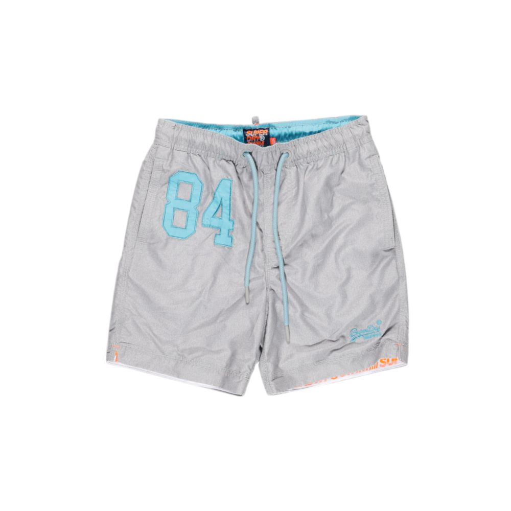 Superdry Gray Polyester Swim Shorts | Regal Royce
